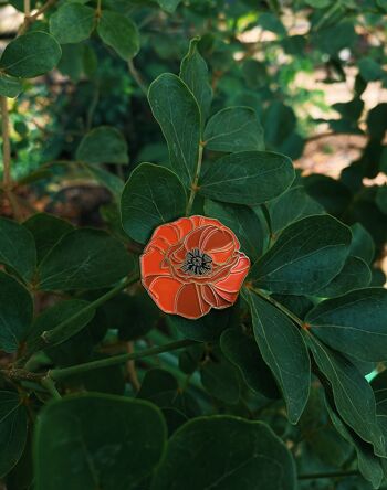 Pin's en émail "Coquelicot" 3