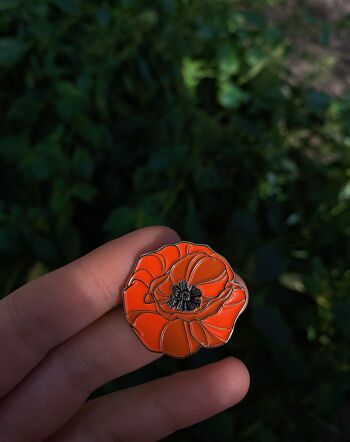 Pin's en émail "Coquelicot" 4