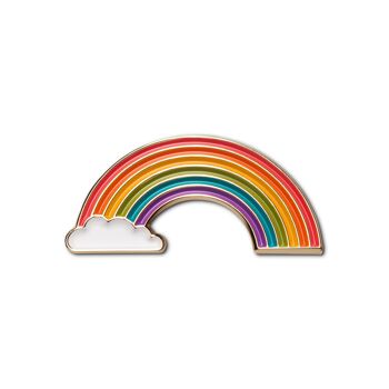 Pin's en émail "Arc-en-ciel" 1