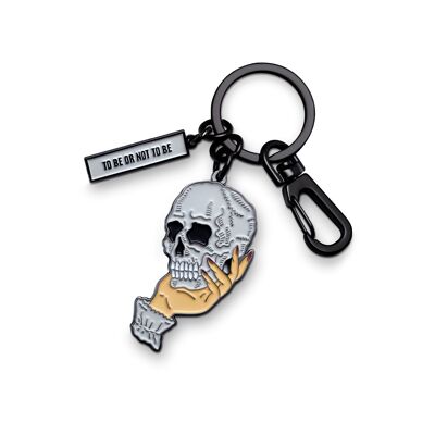 Enamel Keychain "To Be or Not To Be"