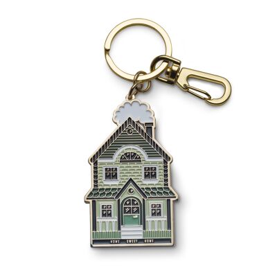 Enamel Keychain "Home Sweet Home"