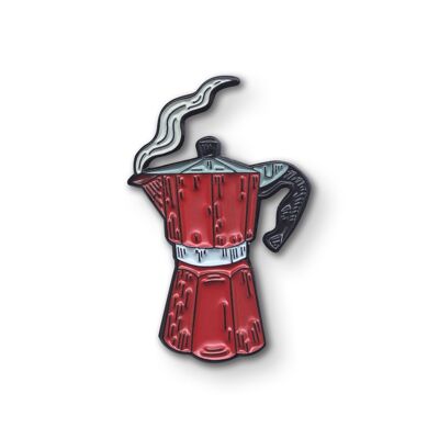 Emaille Pin „Moka Pot“