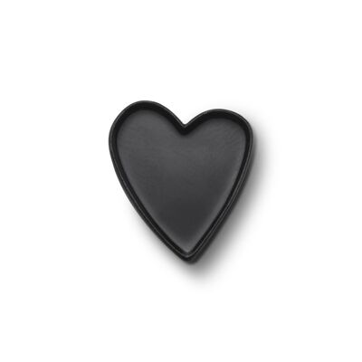 Emaille Pin „Kleines schwarzes Herz“