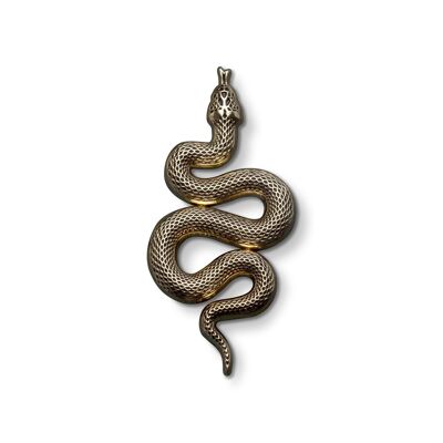 Pin's doré "Serpent"