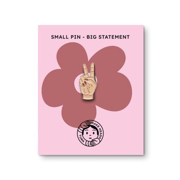 Pin's en émail "Signe de la Paix" 2