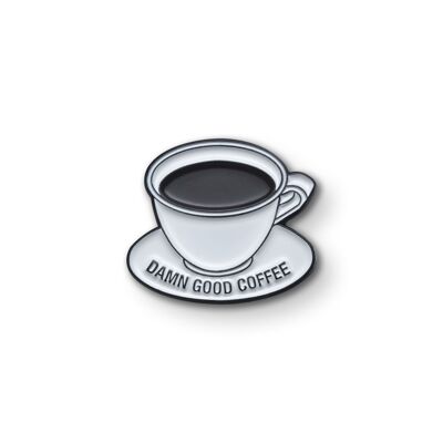 Pin's en émail "Merde bon café"