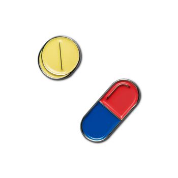 Pin's en émail "pilules" 1