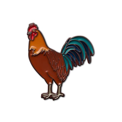 Enamel Pin "Rooster"