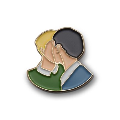 Pin's en émail "Baiser"