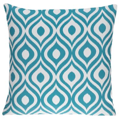 Pillowcases drops color. 004 aqua Handmade cushion cover - light fastness 7 - 8