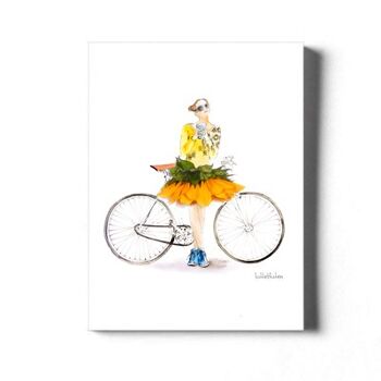 Après le tour à vélo – carte avec noyau de couleur et couverture | 036 2