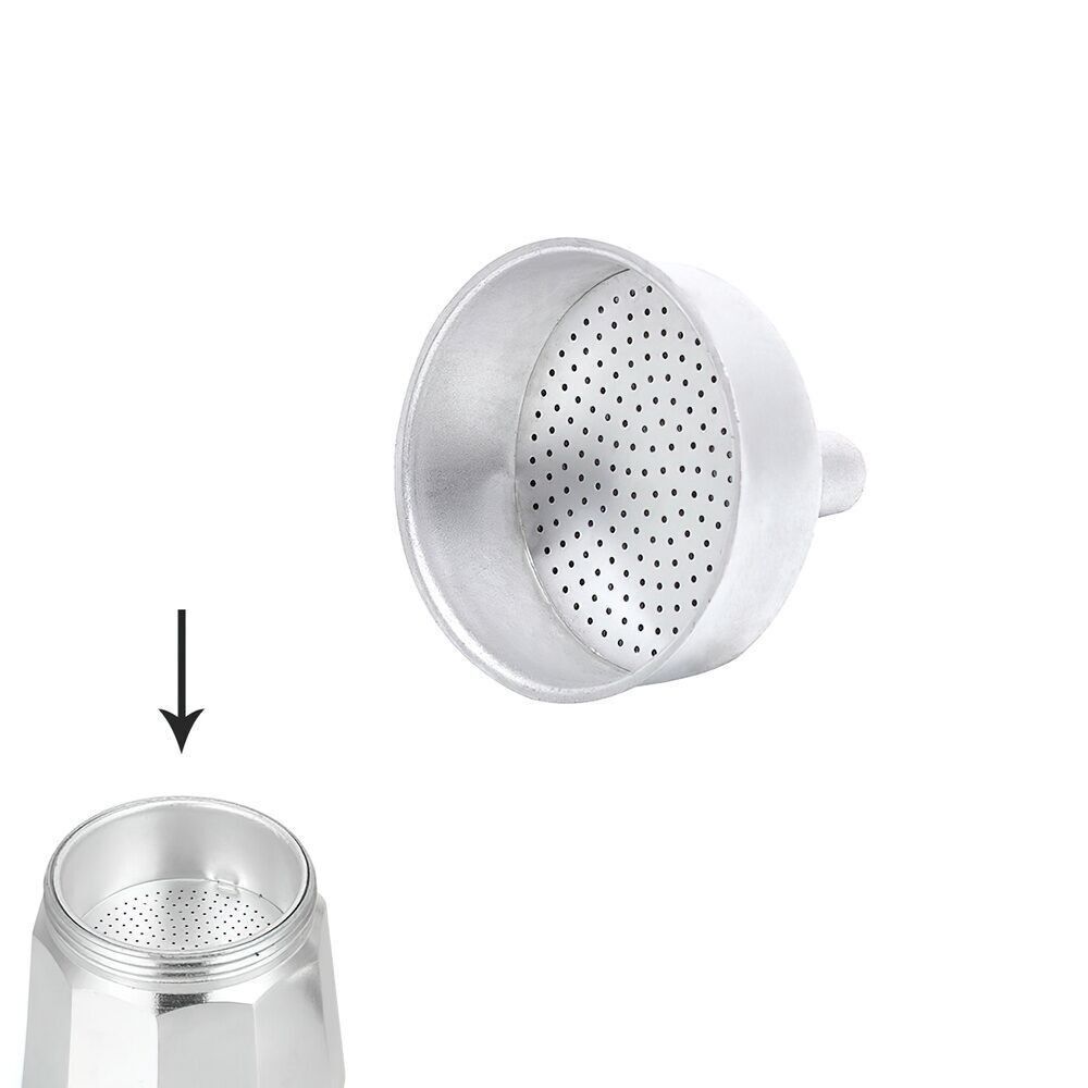 Klassischer Kaffeetrichter aus Aluminium / Induktion, 2 Tassen