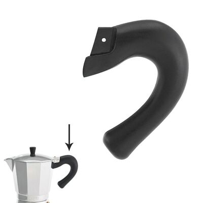 Aluminum Induction Coffee Maker Handle 6 Cups