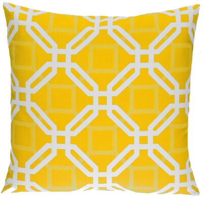Federe Octa Color 002 fodera per cuscino fatta a mano gialla - solidità alla luce 7 - 8