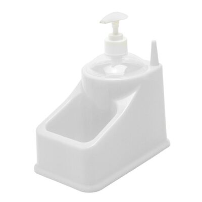 Paglietta in plastica con dispenser bianco