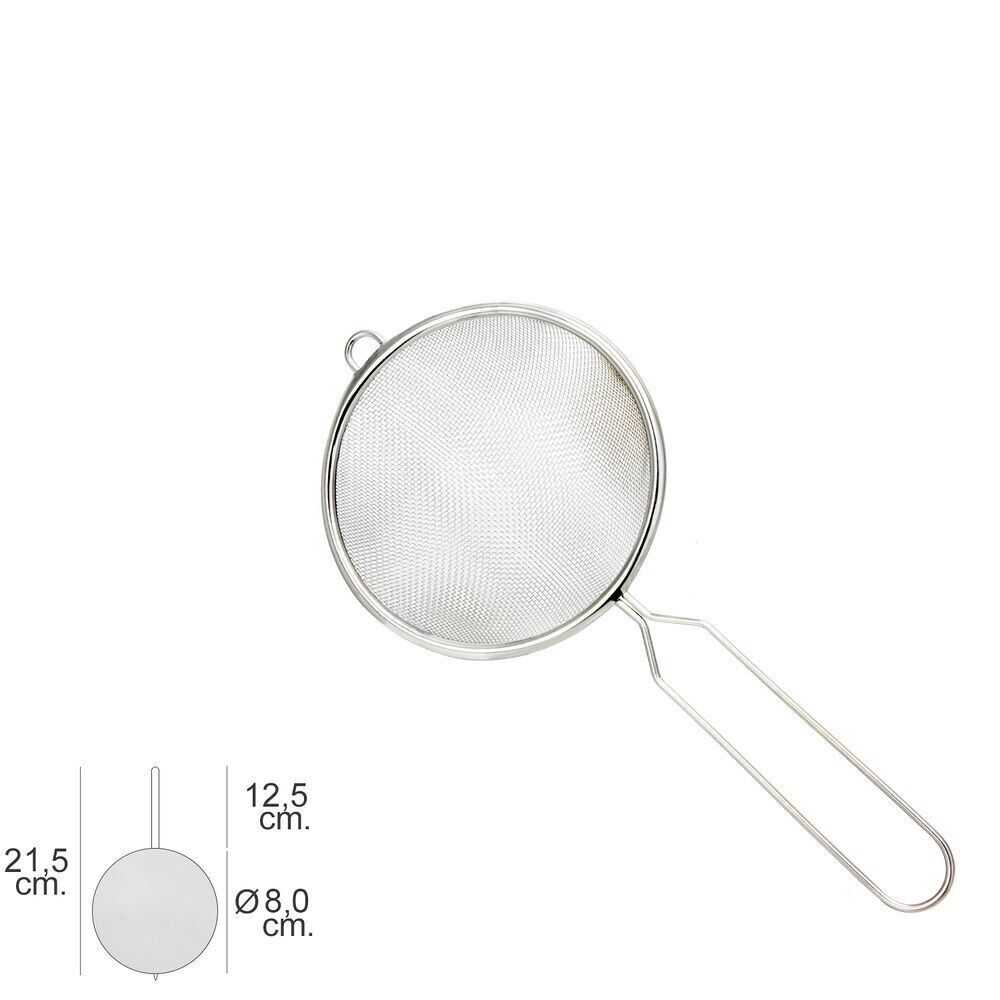 Basic Stainless Steel Strainer "8 x 21.5 (H))cm.