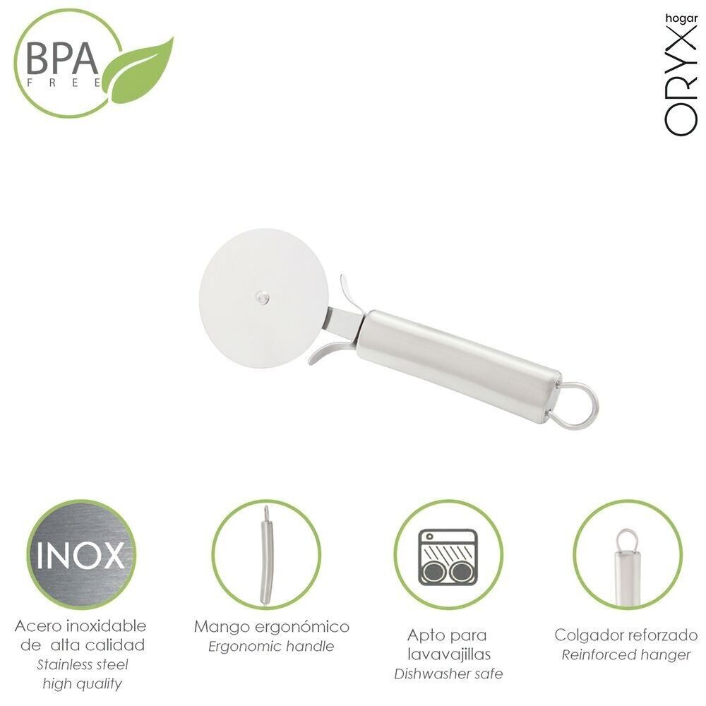 Stainless Steel Pizza Cutter 7 x 20 (H))cm.