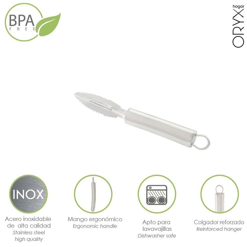 Pelapatate per frutta/verdura in acciaio inossidabile 1, 6 x 19 (H))cm.