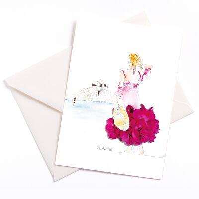 Beach Day - Card with Color Core and Envelope | 037