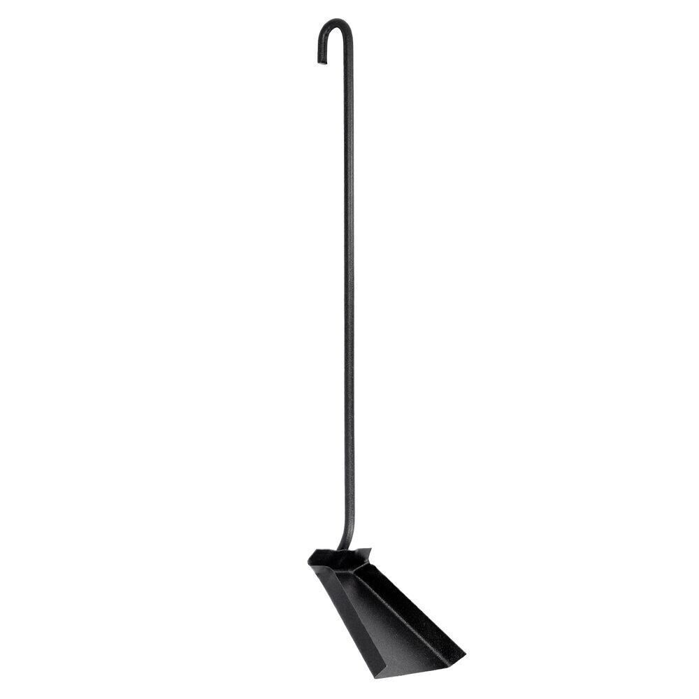 Iron Chimney Dustpan 55 cm. Ash Collector, Ember Shovel, Black Painted Iron Metal Shovel, Stoves, Embers