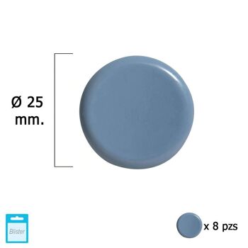 Curseur Ptfe "25 gris (Blister 8 unités)