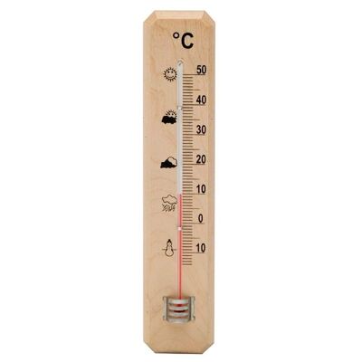 Wall / Garden Thermometer Wood 20 cm.