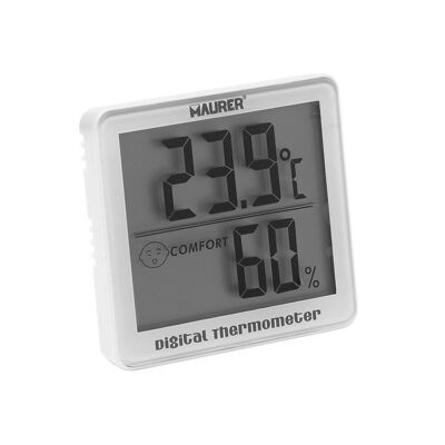 Digitales Thermometer mit Feuchtigkeitsanzeige