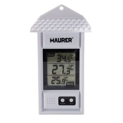 Termometro digitale da interno/esterno con indicatore di temperatura massima e minima