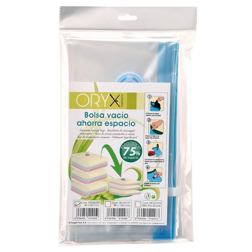 Vakuumbeutel spart Platz 80x60cm