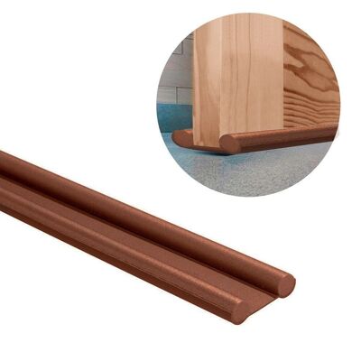 Brown Foam Door Draft Excluder Underdoor 95 cm.