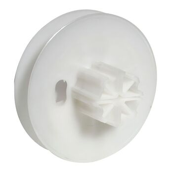 Disque aveugle octogonal en plastique 160x60 mm. Ruban de 22 mm.