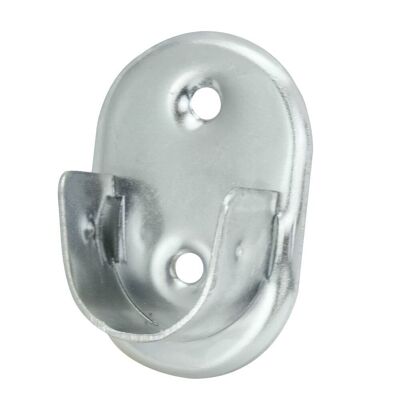 Supporto Laterale Ovale Zincato "19 mm.