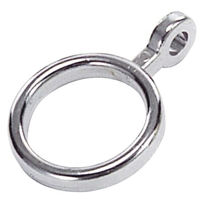 Silver Double Curtain Rings "Inner 20 mm.