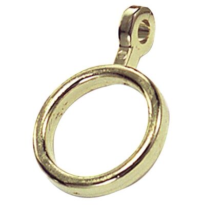 Gold Curtain Double Rings "Inner 20 mm.