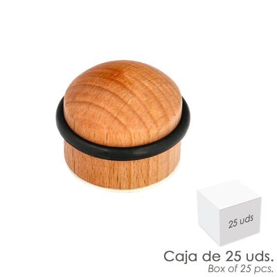 Wolfpack Vite fermaporta / Adesivo in legno di faggio verniciato (scatola da 25 unità)