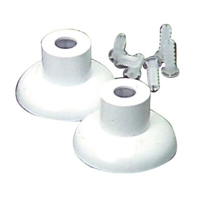 White Plastic Bathroom Support Set 16 mm.
