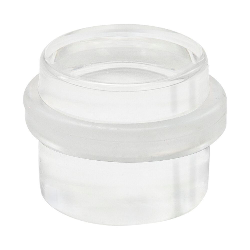 Fermaporta Tondo Trasparente Adesivo