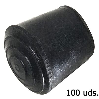 Konische Gummi-Endkappe 12 mm.   Beutel mit 100 Einheiten