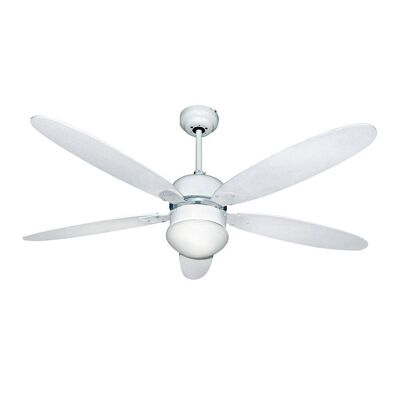 Ceiling Fan " 124 cm.  70 Watts.  With Light and Remote Control, 5 Blades and 3 Speeds. With timer