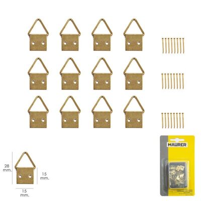 Picture Hanger Ring No. 2 (Blister 12 pieces)