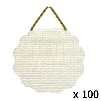 Cintre en tissu caoutchouté (sac 100 unités)