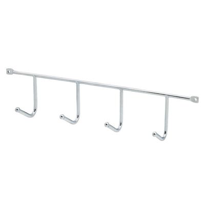 Stainless Steel Hanger Four Hooks 29.5 cm.