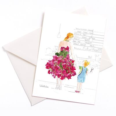 Do you want an ice cream? – card with color core and envelope | 034