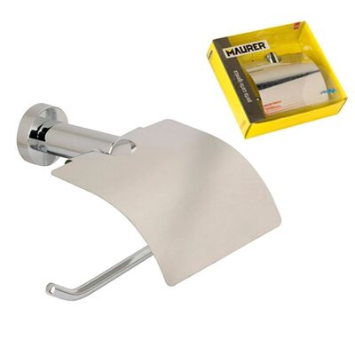 Maurer II Toilet Paper Holder With Stainless Lid 16x22 cm.