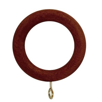 Smooth Wood Ring With Buckle 40x60 mm. Walnut