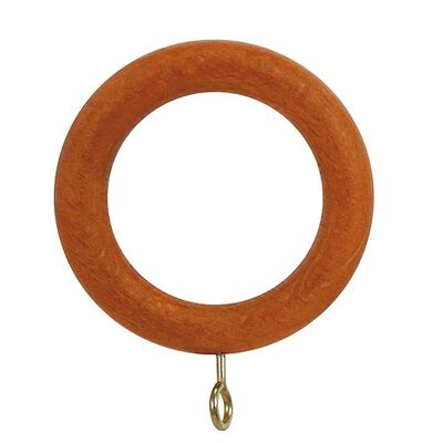 Smooth Wood Ring With Buckle 40x60mm Teak