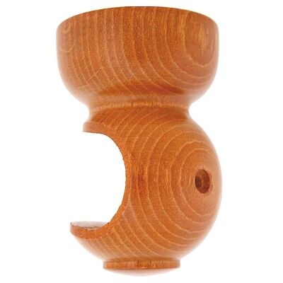 Smooth Wood Ceiling Support 28x82 mm. Teak