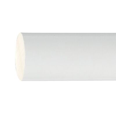 Smooth Wood Bar 1.2 Meters x 20 mm. White