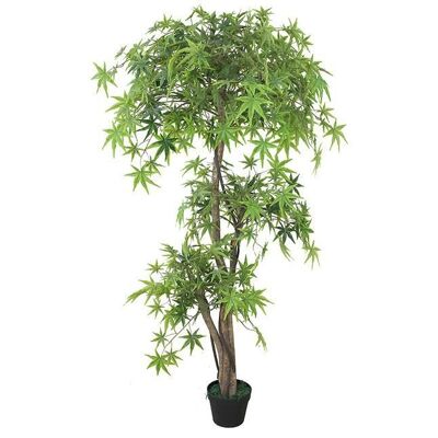 Künstlicher Laubpflanzenbaum, Topf 150 cm, japanischer Ahorn 150 cm