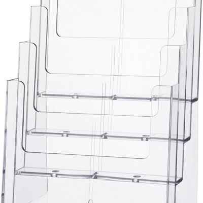 Tischprospekthalter "the helpdesk" 4 x DIN A4 - glasklar